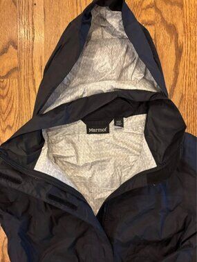 Marmot Women XS Black PreCip Eco Waterproof Jacket Rain